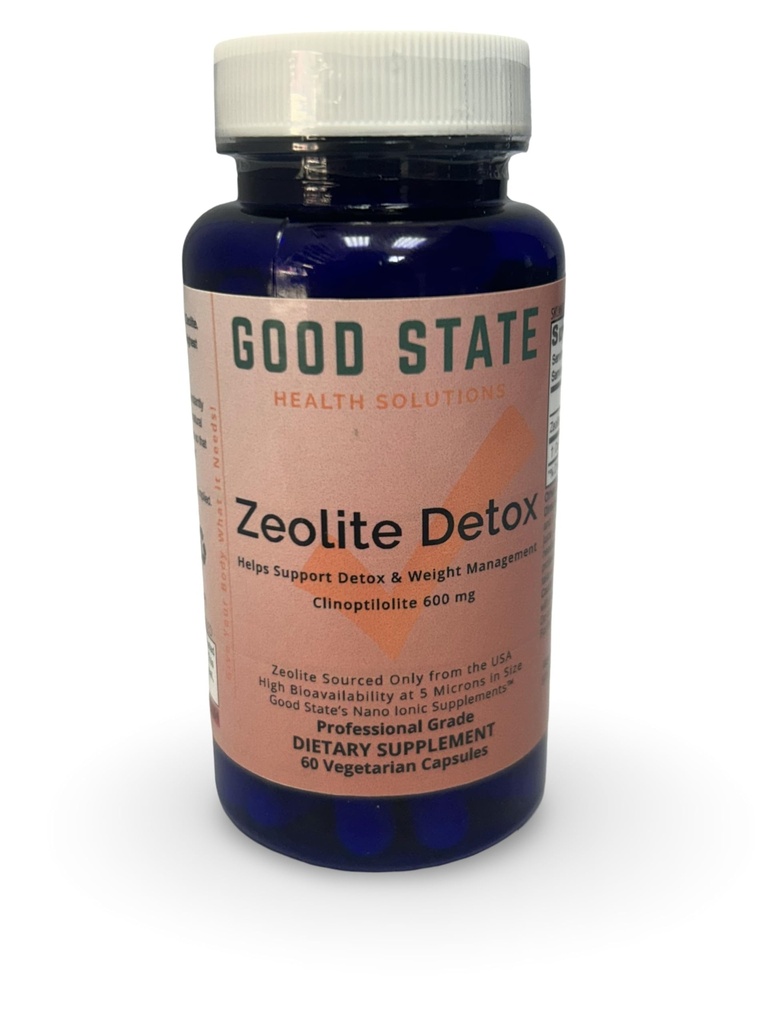 Bon état Détox zéolite - Clinoptilolite 600 mg par capsule de Veggie - 60 capsules - États-Unis