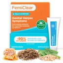 FemiClear für Genital Herpes Symptome & Kalte Sores, Multi-Symptom - Effektive Intimate Relief - Herpes mit All-Natural und organischen Zutaten - 0.5 Ounce Tube