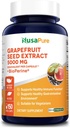 Extrait de pamplemousse NusaPure 5 000 mg par gélule (extrait 10:1) Bioperine 150 Captures de légumes (Vegan, sans gluten, sans OGM)