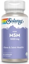 SOLARAY Pure MSM Kapseln, 1000 mg, 60 Zähler
