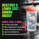 Gamer Supps, GG Energy Red Raspberry (100 Servierungen) - Keto Friendly Gaming Energy und Nootropic Blend, Sugar Free + Organic Caffeine + Vitamins, Powder Drink