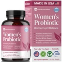 Micronutriments purs pH Balance Probiotiques vaginaux pour les femmes - Soutien à l'odorat et à la démangeaison - Pilules de santé vaginale avec canneberge, lactobacillus et prébiotiques - Supplément quotidien Feminine Wellness - 60 capsules