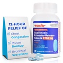 LABS TEMPORAIRE, INC. Guaifenesin 1200 mg Comprimés à libération prolongée - Soulagement du mucus expectorant et soulagement de la congestion thoracique pour les adultes - dure jusqu'à 12 heures - 70 Nombre