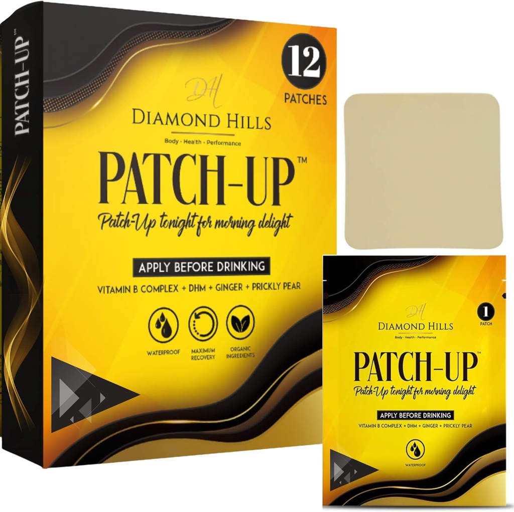 Diamond Hills Aufnäher 12pk Aufnäher für Party Rebound, Party Favors, Wasserdicht, Vitamin B, DHM, Ginger, Krickly Pear