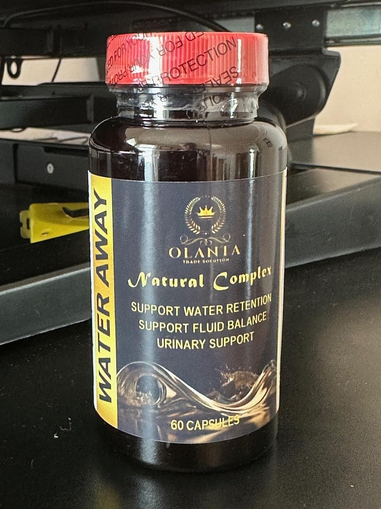 Wasser Away Complex - Kräuterdiuretik für Wasserretention, Milchdistel, Cranberry, Granatapfel, Natürliche Ergänzung für Wasserretention, Nierenunterstützung - 1 Flasche