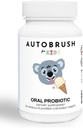 autobrush Kids Oral-Care langsam lösen Probiotic Tablets | Dental Ergänzungen | Gesunde Zähne und Gums | Balanced Mouth Biome| 30 Count (Vanilla) (1)