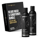 La lutte des barbes - Lavage et revitalisants radiants - Collection argent - Paquet de 2, Tempête Viking - Nourish, Cleanse, Adoucit et renforce les barbes - Lavage et revitalisant pour les hommes