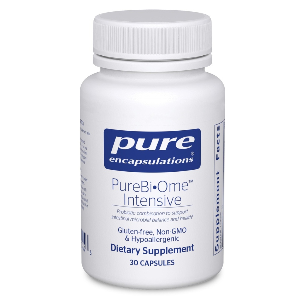 Pure Encapsulations PureBi•Ome Intensive | Hypoallergene Multi-Strain Probiotic Blend zur Unterstützung gesunder Darm-Mikroflora Balance | 30 Kapseln