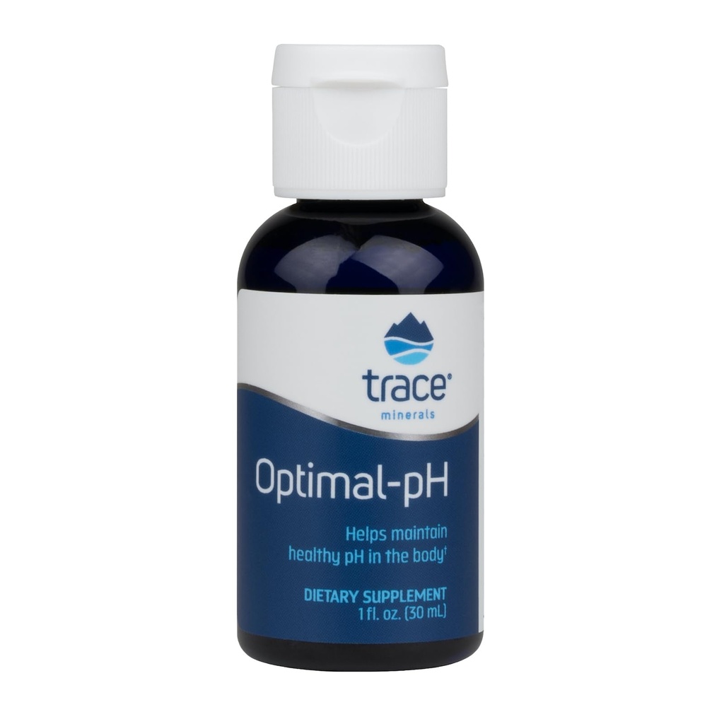 Trace Minerals Optimal-pH - Konzentrierte Ionic Mineralische Beilage für Verdauungs- und Immungesundheit - Verdauungs- und pH-Unterstützungsergänzung mit Magnesium & Bor - 1 fl oz (Über 120 Portionen)