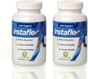 Soutien à l'articulation Instaflex - Mélange de soulagement articulaire cliniquement étudié de la glucosamine, MSM, White Willow, Turmeric, Ginger, Cayenne, Hyaluronique Acid - 2 Pack, 180 Capsules