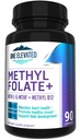 Double force et la plus bioactive Méthyl Folate! Formule unique avec la méthylcobalamine de qualité pharmaceutique la plus élevée (B12), Niacine, B1, B2 B6. Fonctionne de façon synergique pour les résultats maxi 3 mois