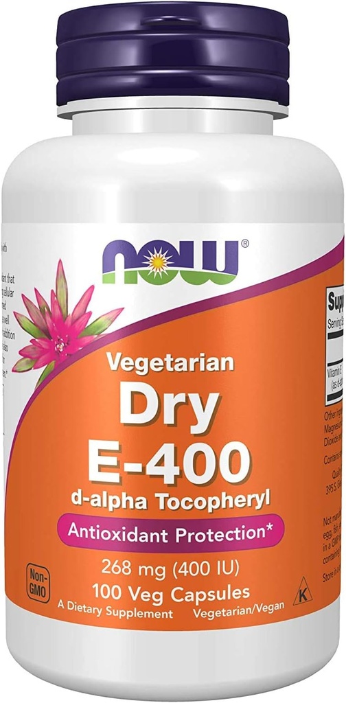 Maintenant Aliments Vitamine E-400 Sécher - 100 Caps (2 pack)