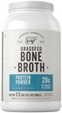 Carlyle Grass Fed Bone Broth Protein Powder | 35.2 oz (2.2lb) | 20g Protein | Pasture Raised, Grain Free Supplement | Non-GMO & Gluten Free | von Herbage Farmstead