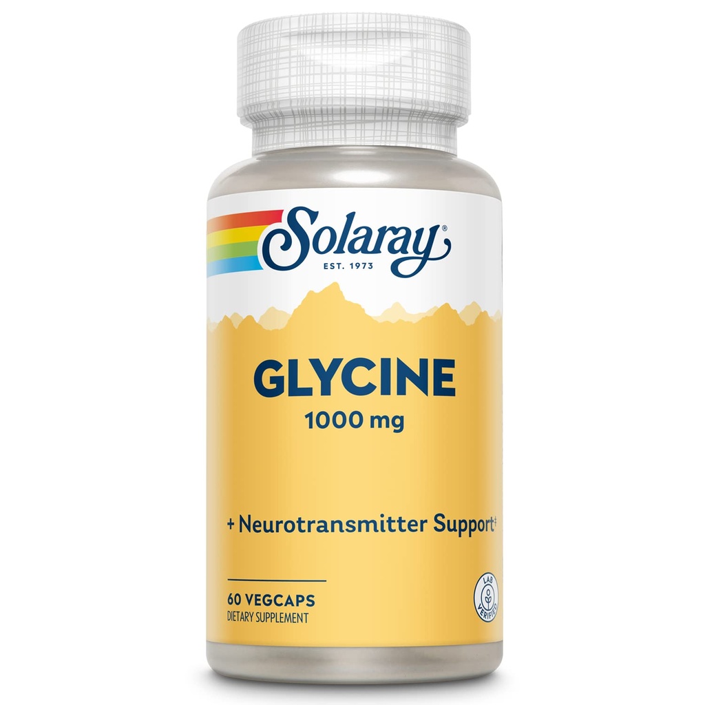 SOLARAY L-Glycine, Cape de Veg (Btl-Plastique)