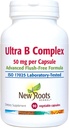 NEW ROOTS HERBAL Supplément Ultra Vitamine B (50mg) avec vitamine B6, B12, Biotin , Supplément avancé de soutien immunitaire (90 capsules de vég.)