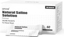 opove packets de saline pré-mélange pour systèmes d'irrigation de lavage nasal, naturel et PH équilibré pour le soulagement du sinus, 60 paquets (Nez Nettoyant n'est pas inclus)