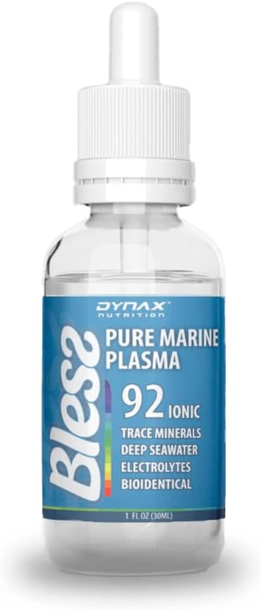 Bless Trace Minerals Tropfen, Alkalin Wasser Tropfen mit Konzentrat 92 Reine Ionic Ocean Minerals, Elektrolyt Tropfen auf Hydration, Energie, Reparatur Zellen, Immunsystem, Ph Balance (60 Servierungen 1 Fl Oz)