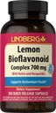 Lindberg Lemon Bioflavonoïde Complexe de 700mg de 250 capsules Supplément avec Rutin et Hespéridin