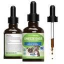 Pet Wellbeing Sneeze Ease für Hunde - Occasional Sneezing, Saisonale Allergien, Nase & Augenstörung, Augenbright, Nettles - Veterinarian-Formulierte Kräuterergänzung 2 oz (59 ml)