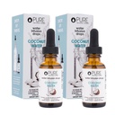 Reine Erfindungen - Kokoswasser-Infusionstropfen - Getränke & Wasser Enhancer - Mit Elektrolyten - Keine Zucker, Kalorien oder künstliche Süßungsmittel - 30 Servierungen - 1oz - Pack von 2