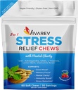 Stress Relief Ashwagandha Gummies - Formuliert mit Ashwagandha, GABA, L Theanine, Zitronenbalsam & Kamille Blume als Stress Relief und Fokus-Ergänzung - Natürliche Himbeere Geschmack, Packung von 60