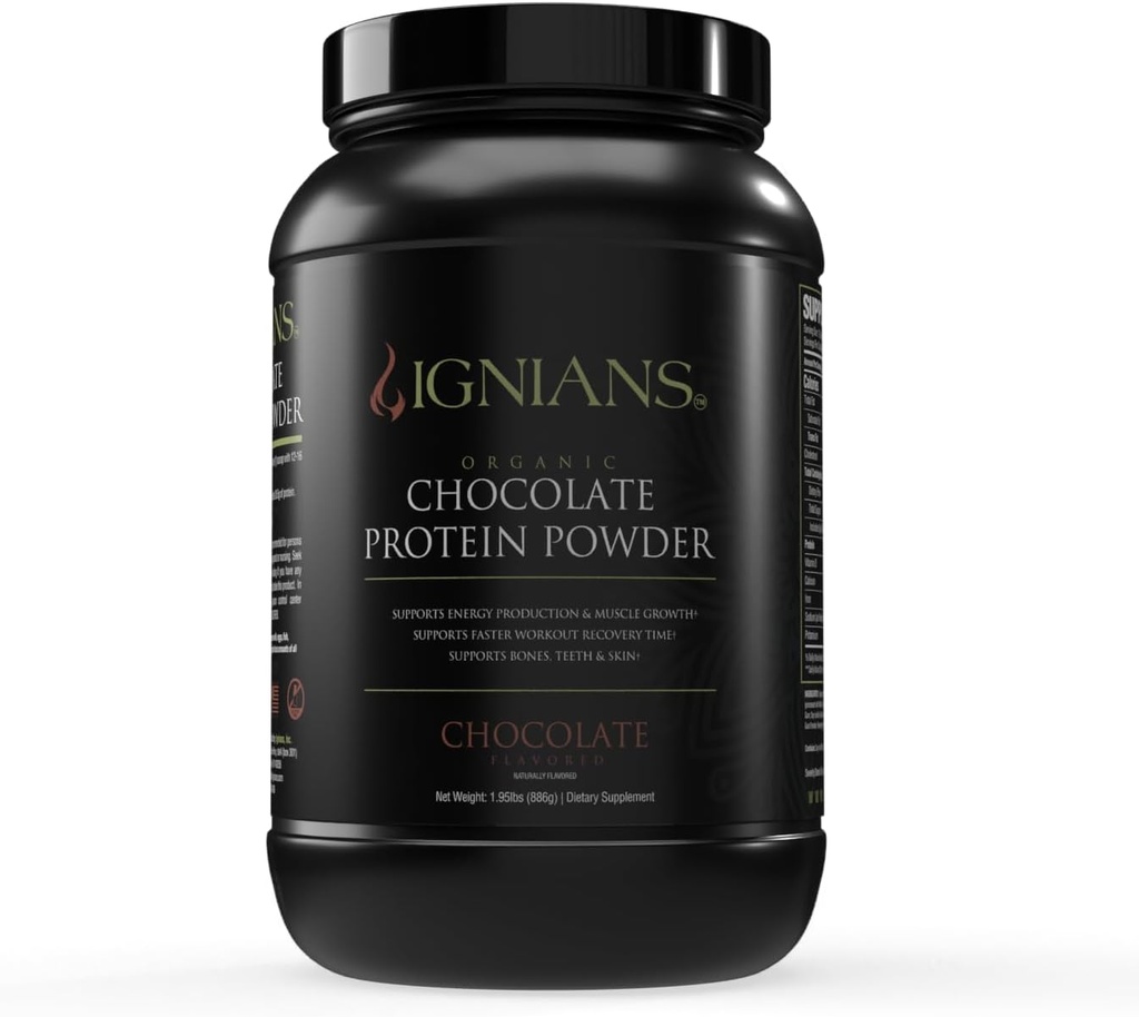 Bio Pflanzenbasiertes Proteinpulver|Pea Blend|26.5 g Protein<< 5g Carbs|Vegan Friendly|Lactose Free|for Men & Women,for Shakes, Smoothies, & Baking,Chocolate