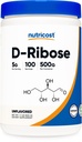 Nutricost D-Ribose poudre 500 Grams - 5000mg par portion, non-OGM (500 Grams)