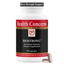 Health Concerns BioStrong – Bone Strength & Density Support Supplement – Strontium & BioPerine Black Pepper Extract for Joint Mobility – Chinesische Kräutermischung für Männer & Frauen – 90 Kapseln