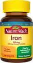 Nature Made Iron 65 mg (325 mg Ferrous Sulfat) Nahrungsergänzung für Red Blood Cell Support 180 Tabletten (Pack von 1)?