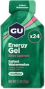 GU Energy Original Sports Nutrition Energy Gel, Gesalzene Wassermelone, 26.4 Oz, 24 Count