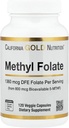 Lake Avenue Methyl Folate, 800 mcg, 120 Veggie Kapseln, Ernährung