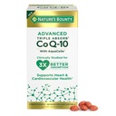 Nature's Bounty Advanced Triple Absorb Co Q-10, Santé cardiaque, Softgels à libération rapide, 90 Ct