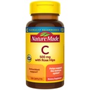 Natur Made Vitamin C 500 mg mit Rosenhund, Nahrungsergänzung für Immununterstützung, 130 Kapseln, 130 Tage Versorgung