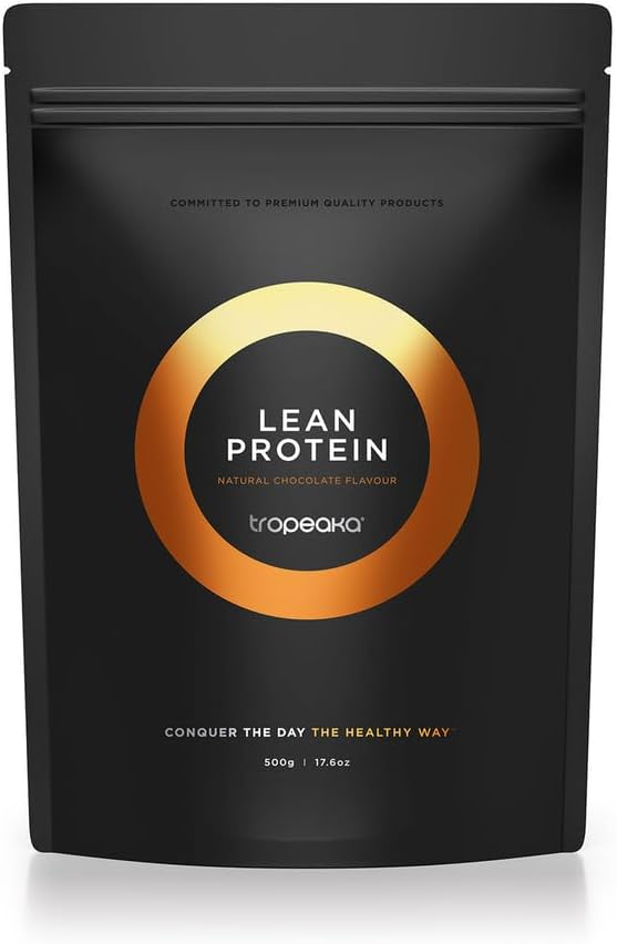 Poudre de protéines à base de plantes Tropeaka pour smoothies et shakes - Chocolat - Protéines végétales pour hommes et femmes, sans gluten, sans lait, sans OGM, 17,6 oz (20 portions)