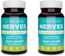 Basic Brands Alpha Lipoic Acid 200mg - Potent Antioxidant ALA Supplement für gesunde Nervenfunktion & Stoffwechsel - 60 Kapseln - 2-Pack