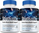 (2 Pack) SciatiSoothe Supplement Pills, Sciati Soothe All Natural Brain and Cognitive Supplement Capsules, 2 Month Supply