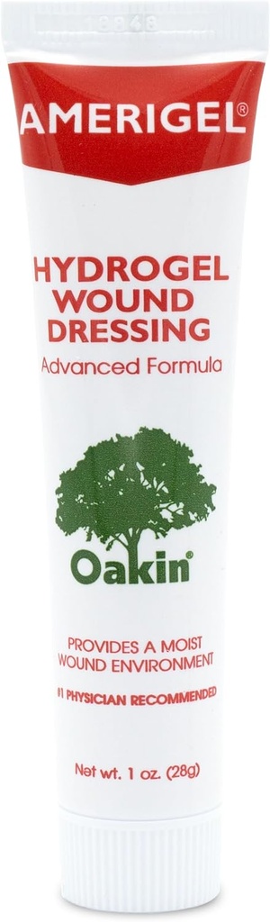 AMERIGEL Hydrogel Wound Dressing (1 oz.) - Bietet Feuchtigkeit-Rich Heilumgebung für trockene Wunden