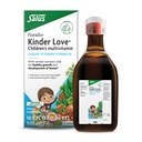 Floradix Kinder lieben Kinder Multivitamin - Kräuterergänzung - Flüssiges Multivitamin für Kinder - Vitamine A, C, D & E, Calcium &amp; Mehr - Vegetarisch, Non-GMO, Gluten-Free - 16.9 fl oz