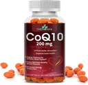 High-Absorption CoQ10 200 mg – Glutenfreie Softgele für Herz, Stamina & Gehirnunterstützung - 60-Day Supply, 120 Count