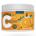 Dr Keith's Own Super C-High Dose Powdered Vitamine C 4000mg avec D-Ribose, Glycine, MSM-Highly Absorbable, Stomach-Afriendly, Collagen Boost, Imune Support-Non aromatisé, 200 Grams (30 portions)