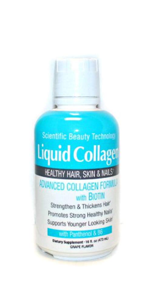 Wissenschaftliche Schönheitstechnologie flüssiges Kollagen für gesundes Haar, Haut und Nägel 16 fl oz