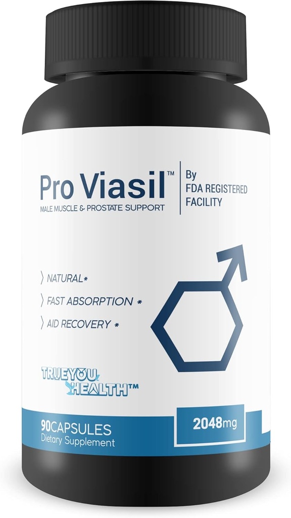 Pro Viasil Prostata-Unterstützung - Prostata-Gesundheit mit natürlichen Antioxidantien & Kurkuma Formel - Pro Viasil Pillen für Männer mit Zink - Förderung gesunder Prostata-Funktion mit Vitamin D & Grüner Tee