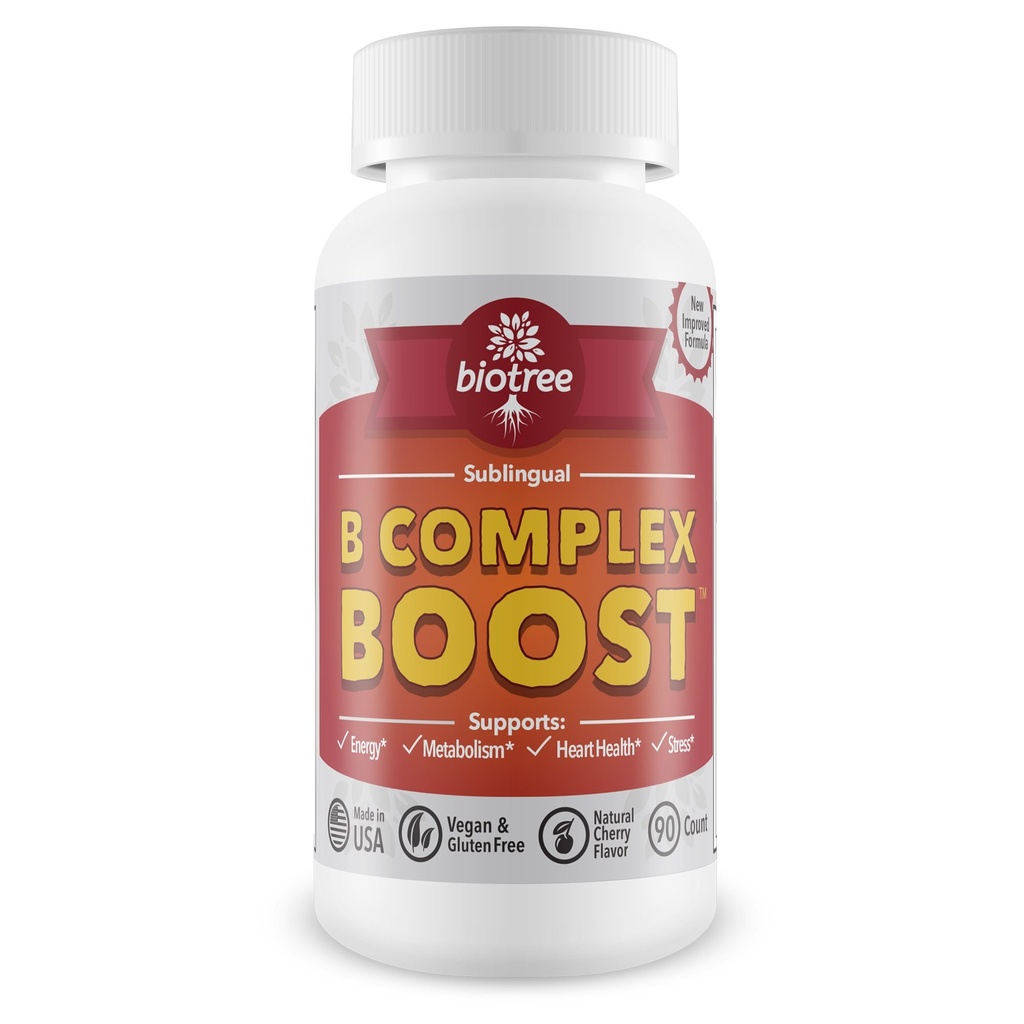 Vitamin B12 Sublingual B Complex Energy Pille B12 Methylcobalamin B6 Biotin & Folsäure Natürliche Energie unterstützt Stoffwechsel Herz Gesundheit & Stress Great Tasting Cherry Flavor! 100% Koffeinfrei -