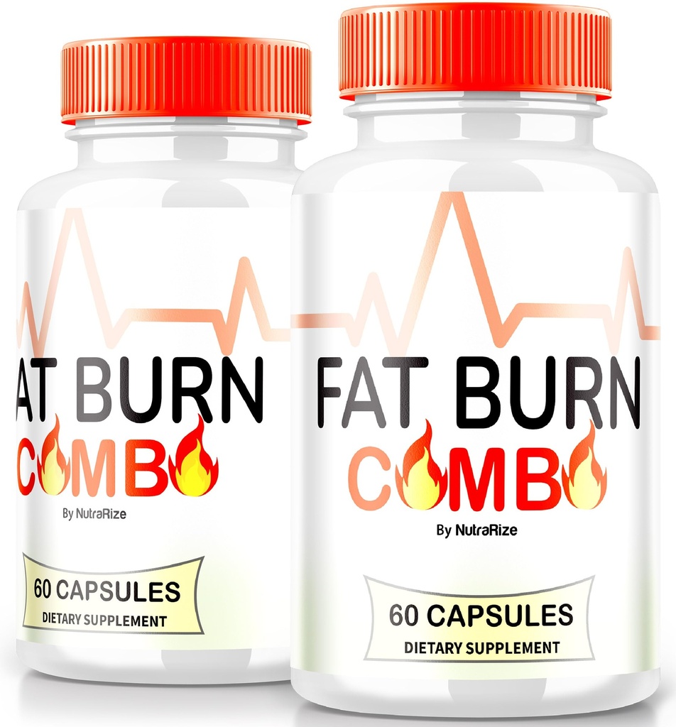 NutraRize (2 Pack) Fat Burn Combo Capsules, FatBurn Combo Keto Formula, All Natural Weight Loss Supplement to Achieve Healthy-Looking Body, Keto Fitness Pills, Official Reviews (120 Capsules)