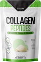 Probase Nutrition Poudre de peptides de collagène (type I, III) pour l'articulation des ongles de peau, hydrolysée pour une meilleure absorption de collagène, non-OGM vérifié, kéto et sans gluten, blanc, 16 Oz