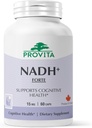 PROVITA NADH+ Forte | Kognitive Unterstützungsergänzung mit NADH, Coenzym Q10 & Chlorophyll | Energieunterstützung, Fokus, Mental Clarity & Gehirn Gesundheit | Vegan Kapseln | Hohe Absorption Cellular Formel