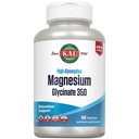 KAL Magnesium Glycinate Capsules, Fully Chelated Magnesium Bisglycinate, High Absorption Magnesium Supplement, Healthy Bones, Muscle, Relaxation and Stress Support, Non-GMO 160 count
