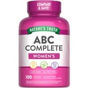 Multivitamine de vérité de la nature pour les femmes avec de l'Iron. 100 pilules.