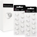 Double Vent 6mm-Hearing Aid Domes für Oticon Minifit, Oticon Hörgerät Zubehör, Ersatzteile Zubehör Universal Oticon Domes für Hörgeräte Reinigungssets (20 Stück)