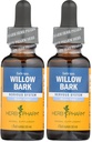 Kräuter Pharm Willow Bark Flüssiger Extrakt für Minor Schmerzen - 1 Unze (DWILL01) (Pack von 2)